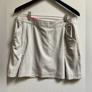Callaway Opti Dry Grey Pleated Golf  Skirt Skort Sz 10